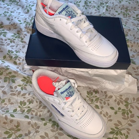 Reebok Club C Sneakers in white and chalk blue sol - Picture 4 of 4